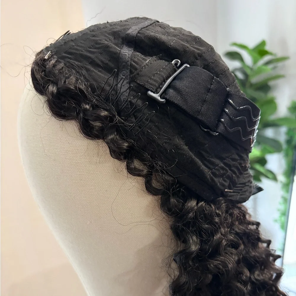 ISEE hair WEAR GO HALF WIG Coily Curly Half Wig 24”